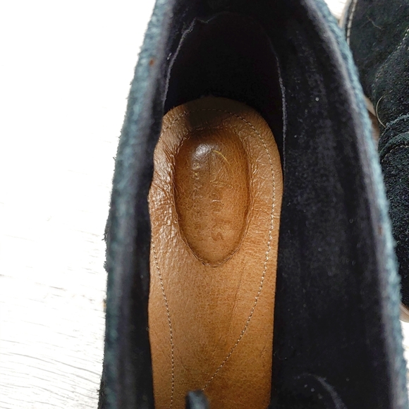 New! Clarks Artisian Carleta Lyon Womens 10 Black Suede Booties - Picture 9 of 11